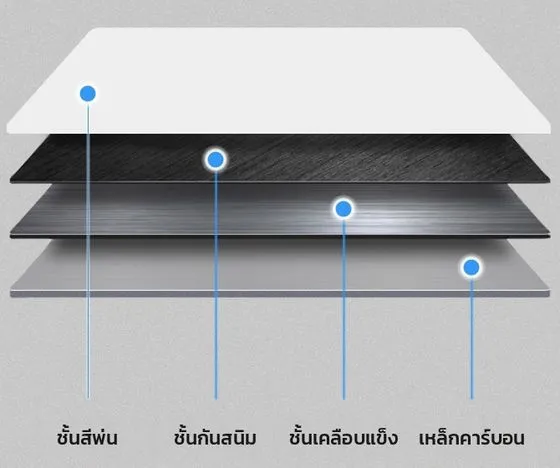 ชั้นผิวสีฝุ่นไฟฟ้าสถิต