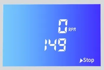 จอ LCD แสดงความเร็วรอบ RPM
