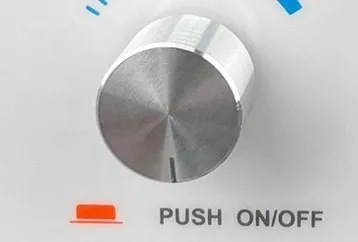 ปุ่มหมุนปรับรอบ PUSH ON/OFF