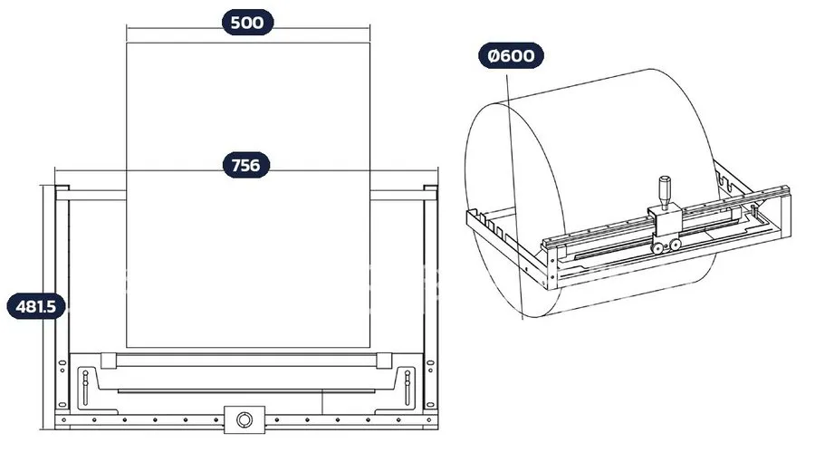 แบบขนาด BFC-M500