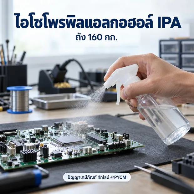 ตัวอย่างการใช้งาน ไอโซโพรพิลแอลกอฮอล์ IPA