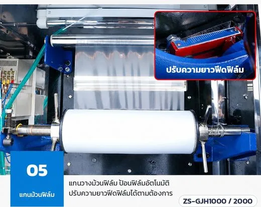 แกนม้วนฟิล์มภายในเครื่อง ภาษาไทย