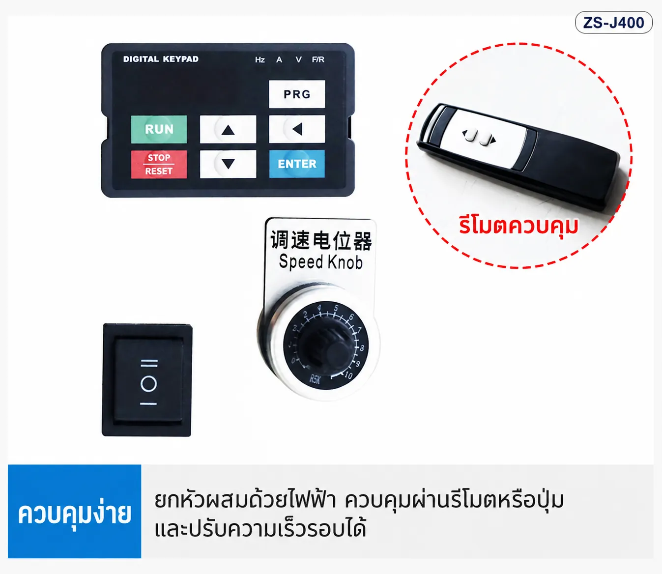 ปุ่มและป้ายจริงอาจแตกต่างตามชุดควบคุมที่ติดตั้ง