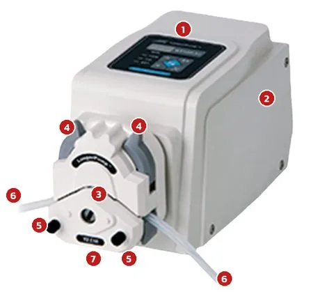 ชื่อชิ้นส่วนปั๊มรีดสาย BT100-3J พร้อมหมายเลข