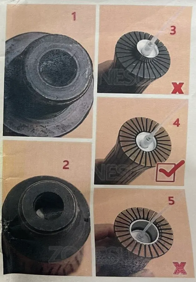 ภาพ 1-5 การปรับแกนหัวรัดฝา
