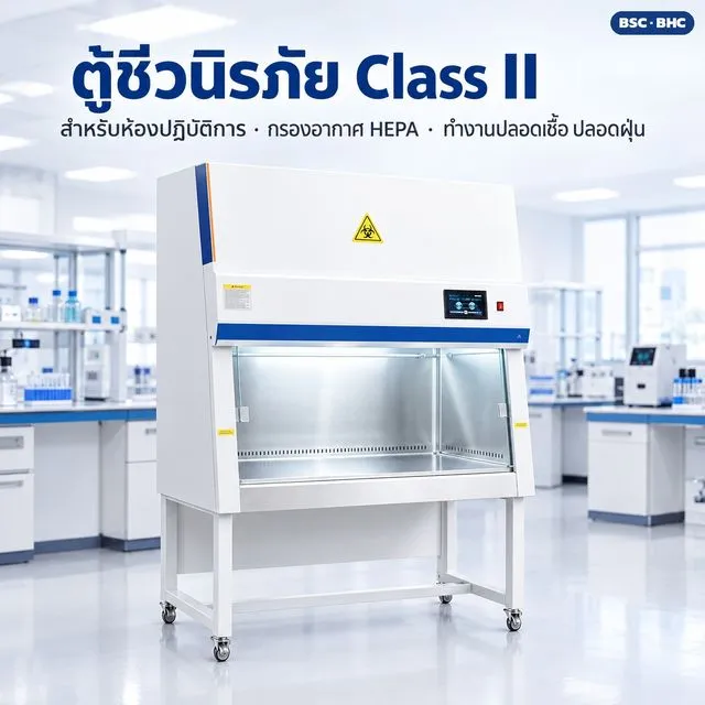 ตู้ชีวนิรภัย Class II