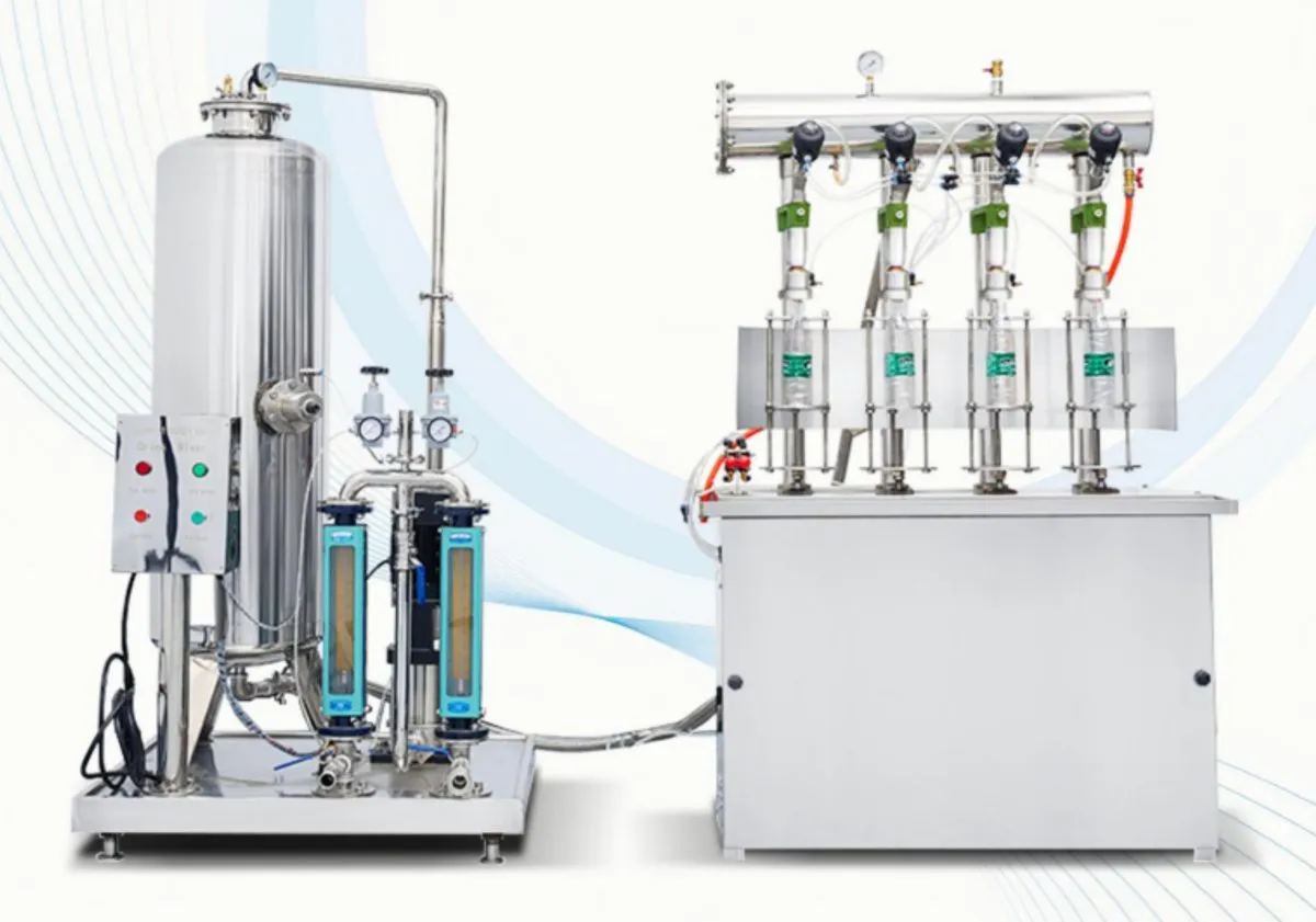 คู่มือการใช้งาน เครื่องผสมและบรรจุเครื่องดื่มอัดแก๊ส CO₂ รุ่น ZS-CF4 (DMC)