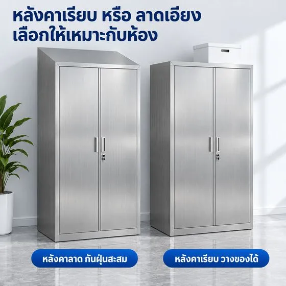 หลังคาเรียบ หรือ ลาดเอียง
